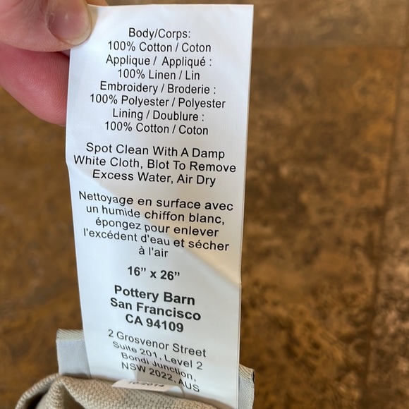 Pottery Barn Multi-Colored 16” x 26” Pillowcase - Picture 9 of 9